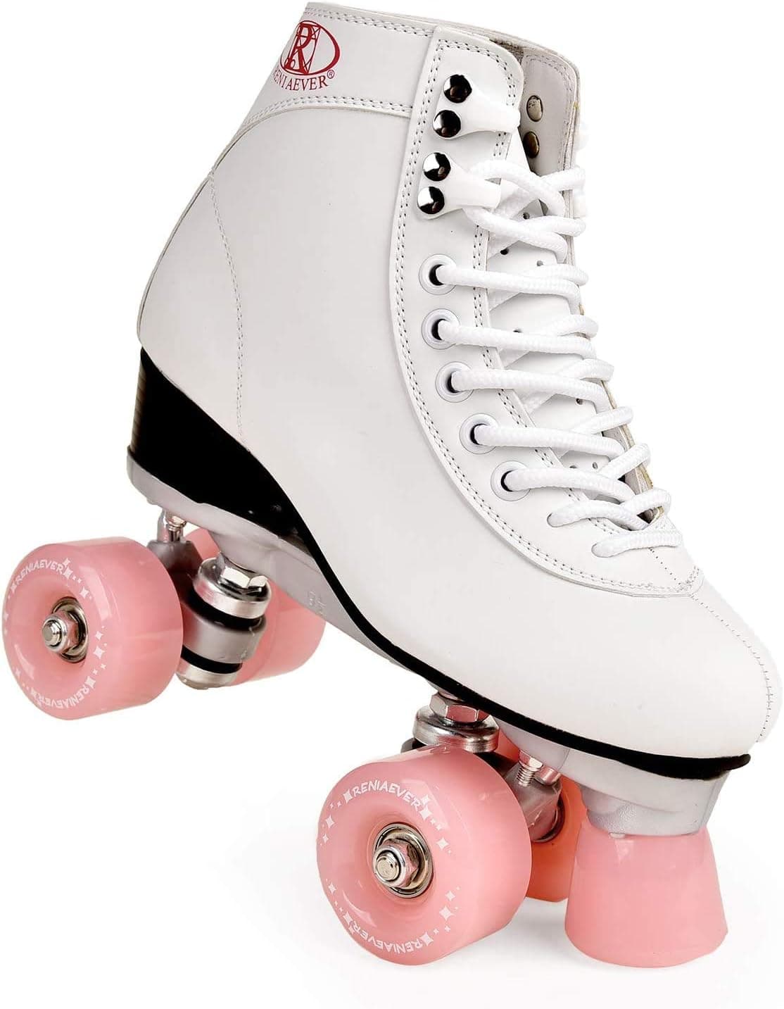 Adult Double-Row Roller Skates Four-Wheel Skates Adult Men and Women Outdoor Skates Shoes 7