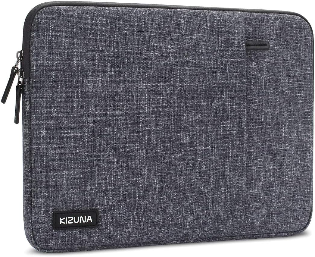 KIZUNA Tablet Sleeve Case 10 Inch Water-Resistant Laptop Bag for 10.1" Notebook/9.7" 10.5" 11" iPad Pro/Microsoft Surface Go/10.8" Huawei MediaPad/Samsung Galaxy Tab S4|S6|S5e/Acer Iconia One 10,Grey