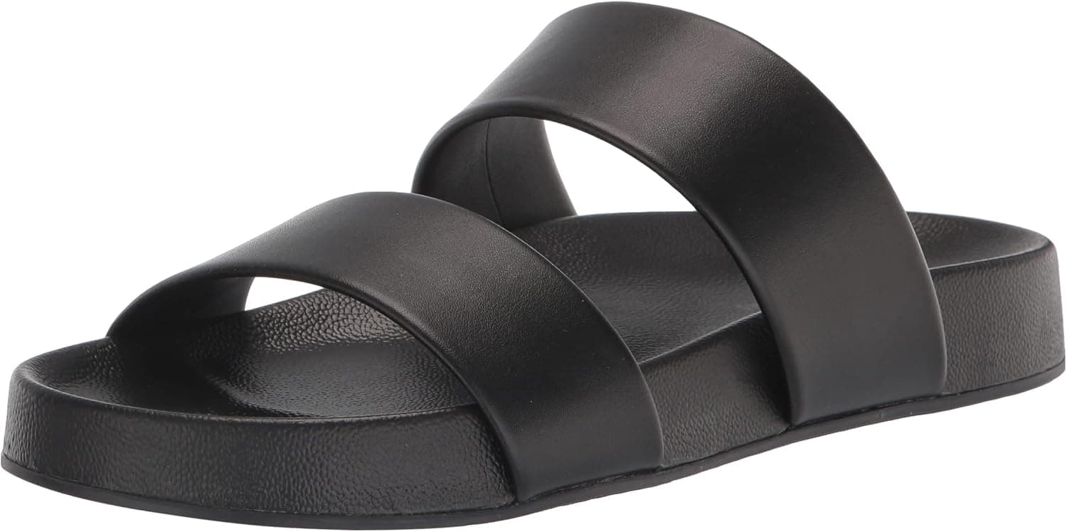 Amazon Essentials Women's Two Band Slide Sandal