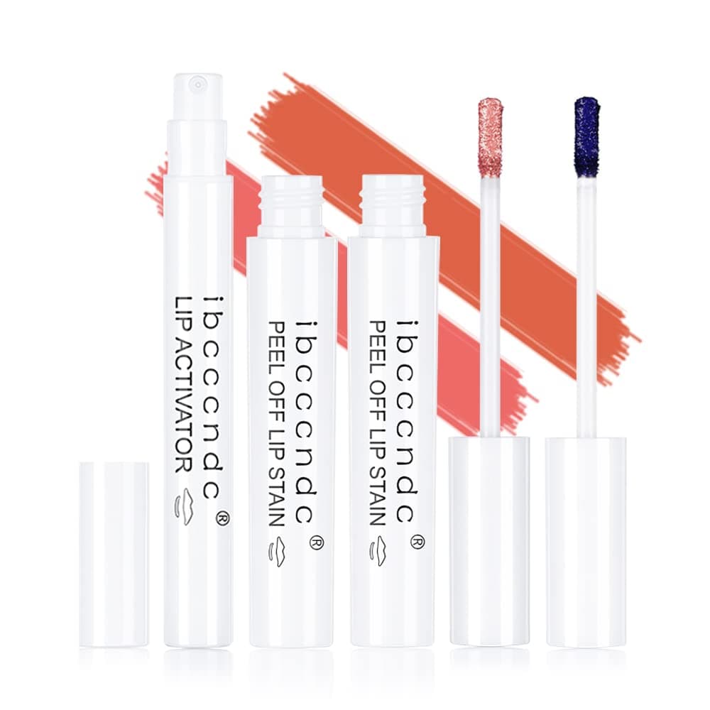 Ibcccndc Peel Off & Reveal Lip Stain Set Lips Long Lasting Waterproof Lipstain Color Pop Lipstick For Women (7 &13)