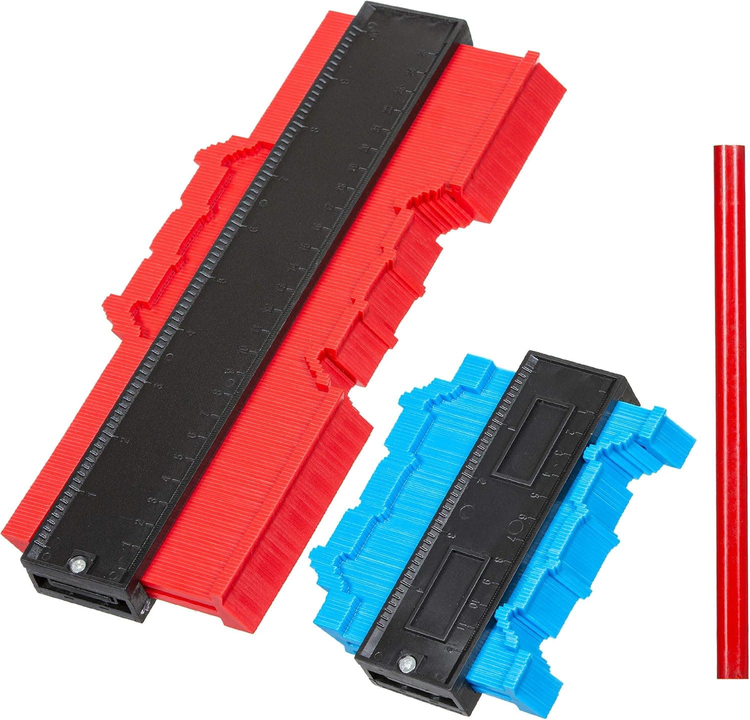 2 Pieces Contour Gauge 5 Inch 10 Inch Marking Gauge Set | Contour Duplication Gauge | Contour Gauge Duplicator | Angle Gauge For Instant Templates | Precisely Copy Irregular Shapes For Perfect Fitment