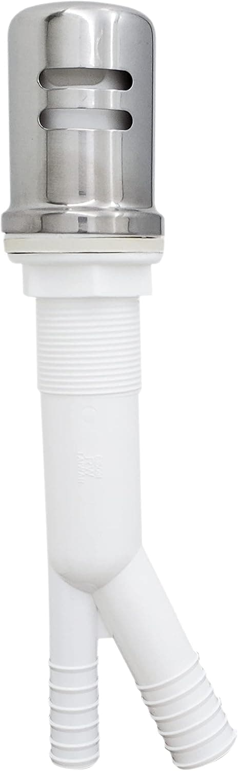 Westbrass Air Gap Kit with Skirted Brass Cap, Stainless Steel, D200-1-20