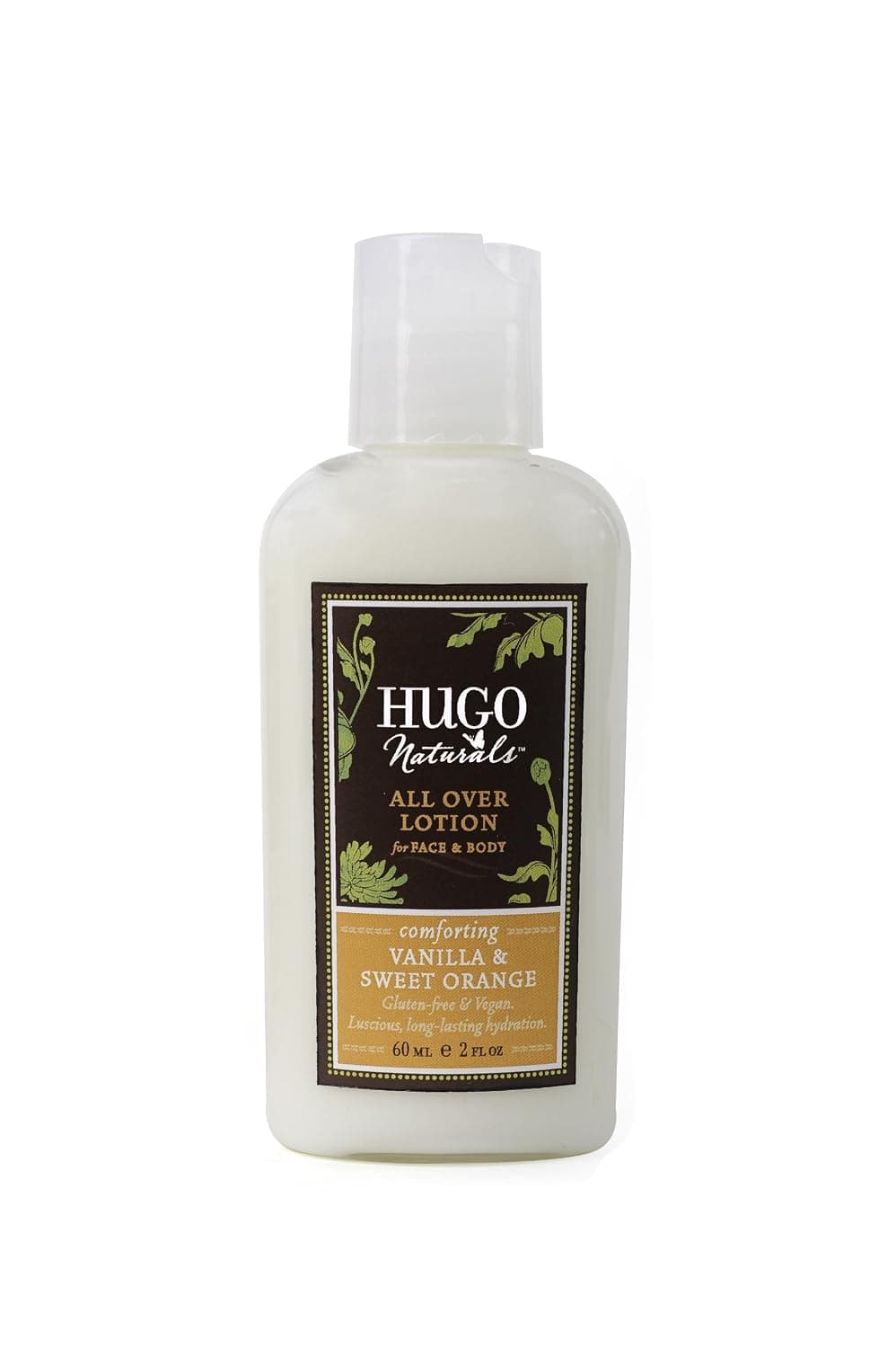 Hugo Naturals All Over Lotion, Vanilla and Sweet Orange, 2-Ounce (Pack of 3)