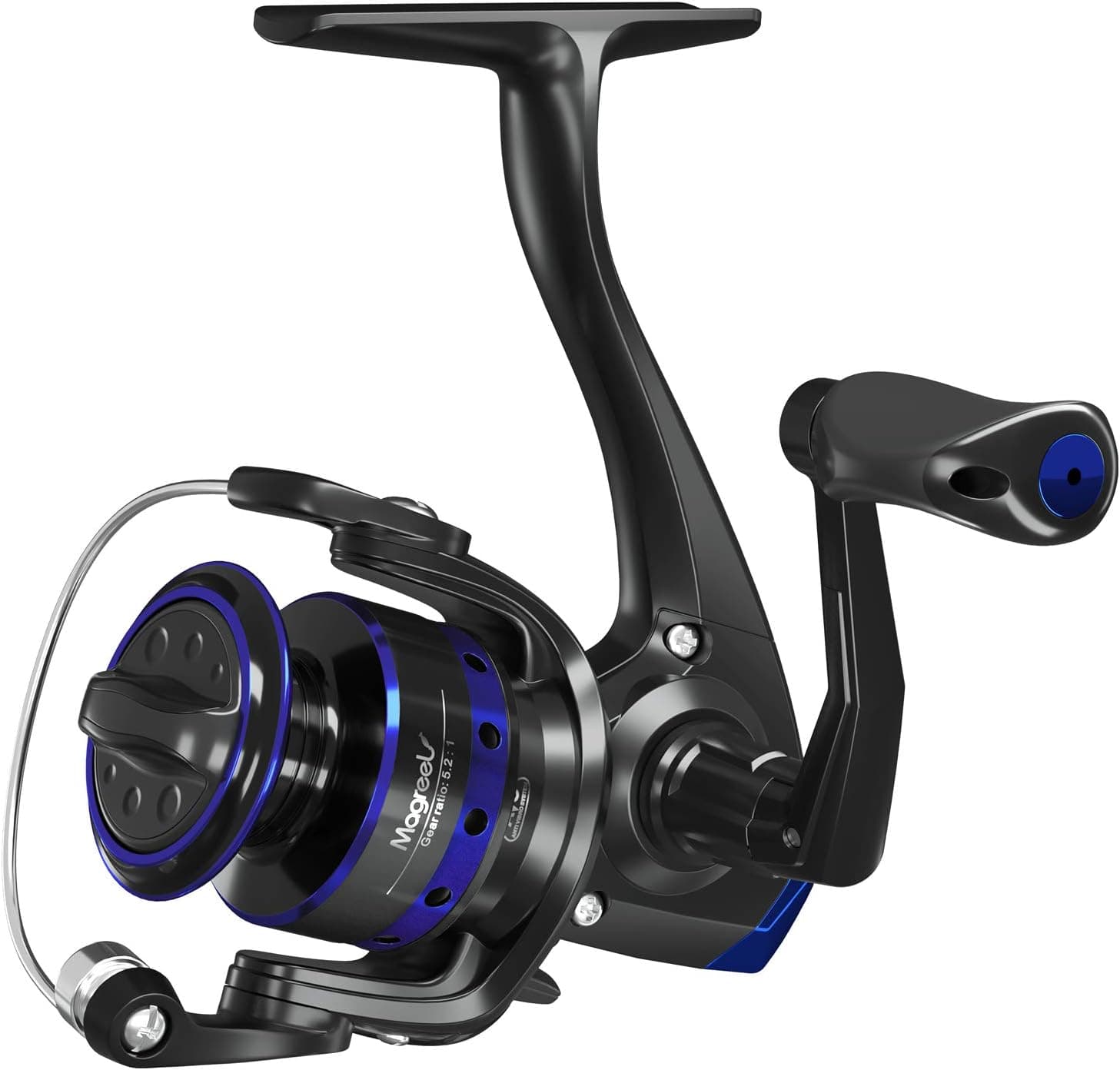 Gonex Fishing Reel Carbon Fiber Fishing Spinning Reel 6.0:1 High Speed 8+1 Stainless Steel Ball Bearings for Saltwater or Freshwater