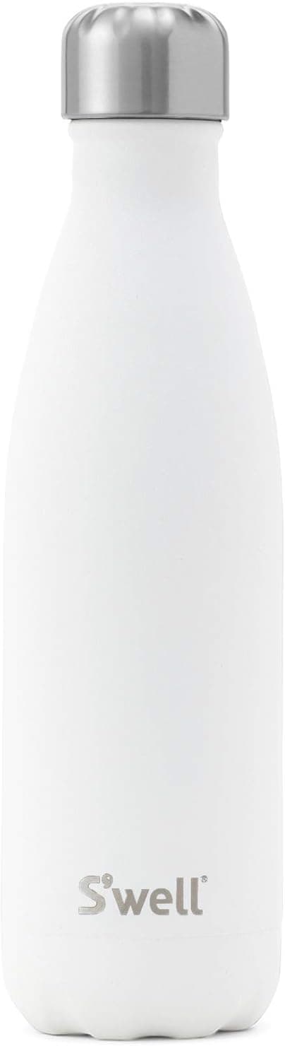 S'well Stainless Steel Water Bottle - 17 Fl Oz - Moonstone - Triple-Layered Vacuum-Insulated Containers Keeps Drinks Cold for 36 Hours and Hot for 18 - BPA-Free - Perfect for the Go