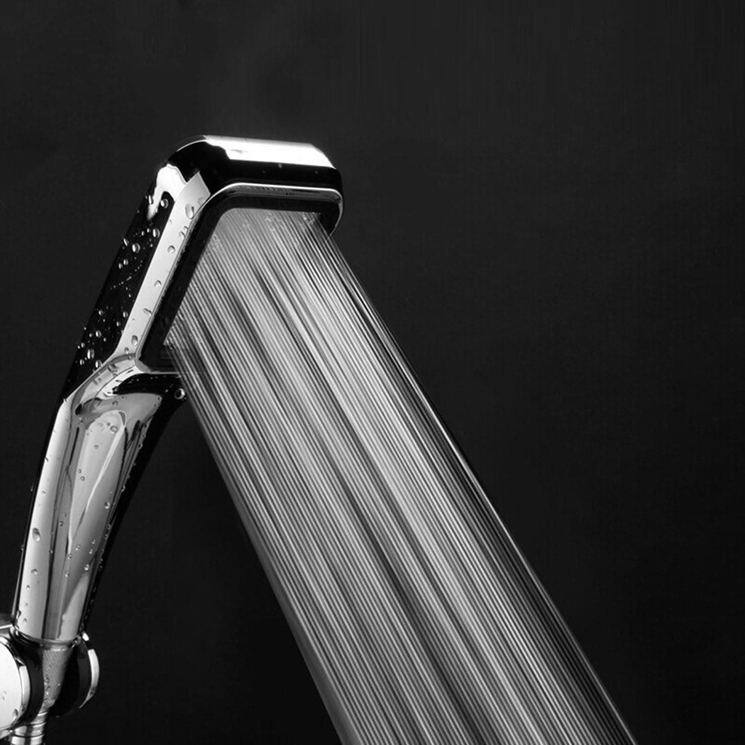 VDOMUS® 300 Hole Single-function Handheld Bathroom Showerhead and Showerhead Combo Shower System, Chrome