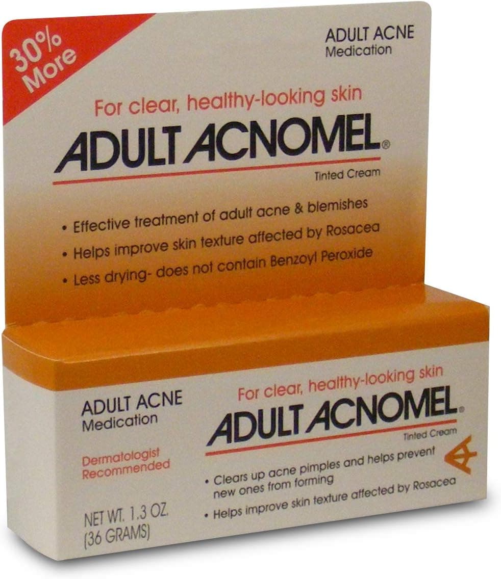 Adult Acnomel Acne Medication Cream, 1.3 Ounces