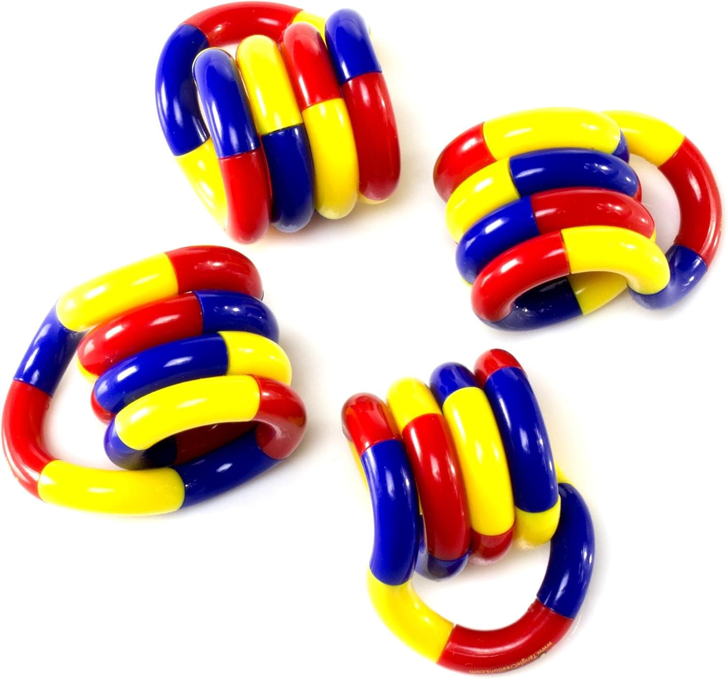 Set of 4 Loose Packed Tangle Jr. Original Fidget Toys