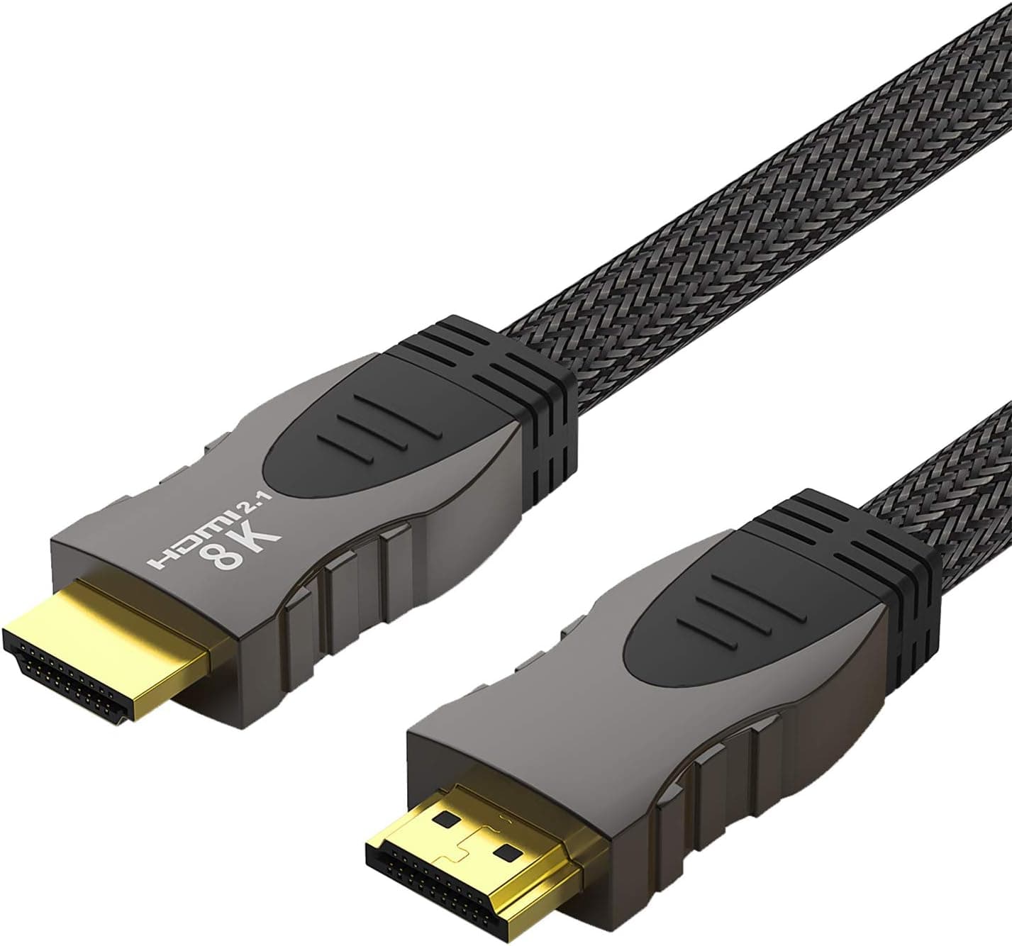 HDMI 2.1 Megon 8K HDMI Cable Support Ultra High Speed 48Gbps 8K@60Hz 4K@120Hz Dynamic HDR & Dolby Atmos HDCP 3D Compatible for PS4 SetTop Box HDTVs Projectors
