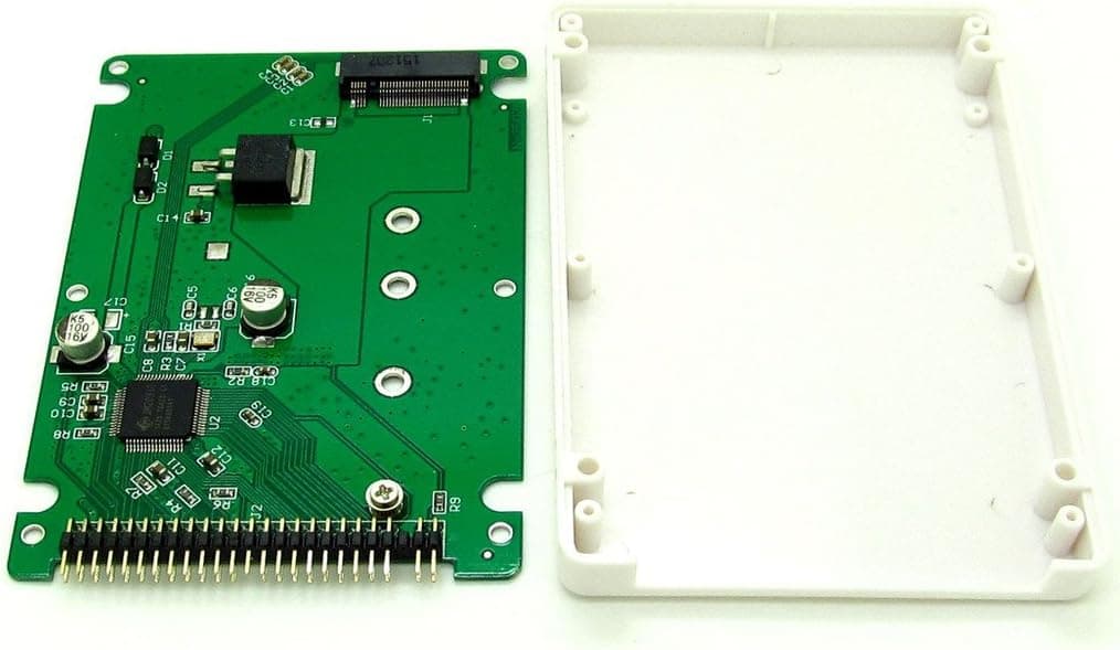 NewZoll M.2 NGFF SATA SSD to 2.5 IDE 44pin Converter Adapter with Case for Computer Accessries
