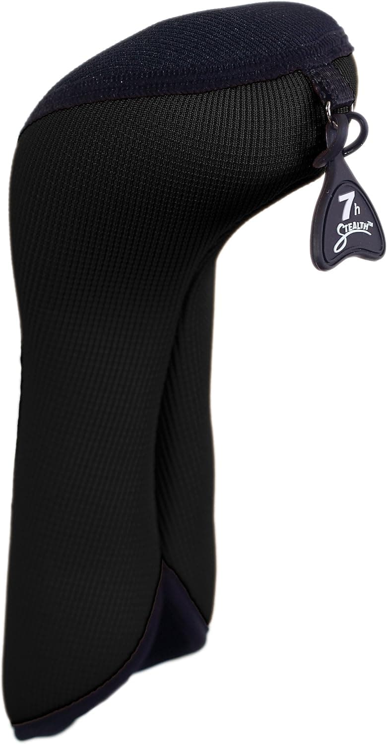 Stealth Club Covers 05010INT Hybrid ID 5-6-7 Golf Club Head Cover, Black Solid
