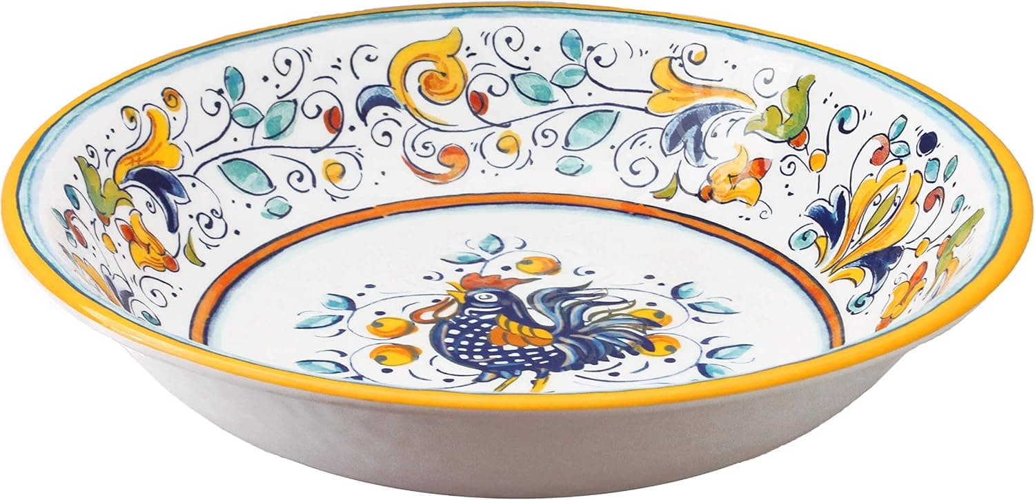 Le Cadeaux Florence 13.75in. Salad Bowl