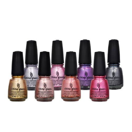 LOT of 8 China Glaze Nail Polish ROMANTIQUE SET Collection .5oz Lacquer Romantic