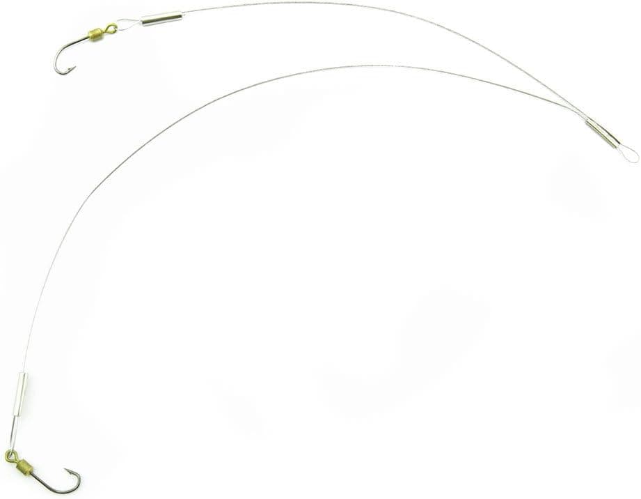 Test 4kg Double Line Hooks Swivel Fishing Tackle Fly Rings Coast Lock Snap Solid Ring Rolling Coastlock Sea Hooks Lures Ball Bearing FY007-08