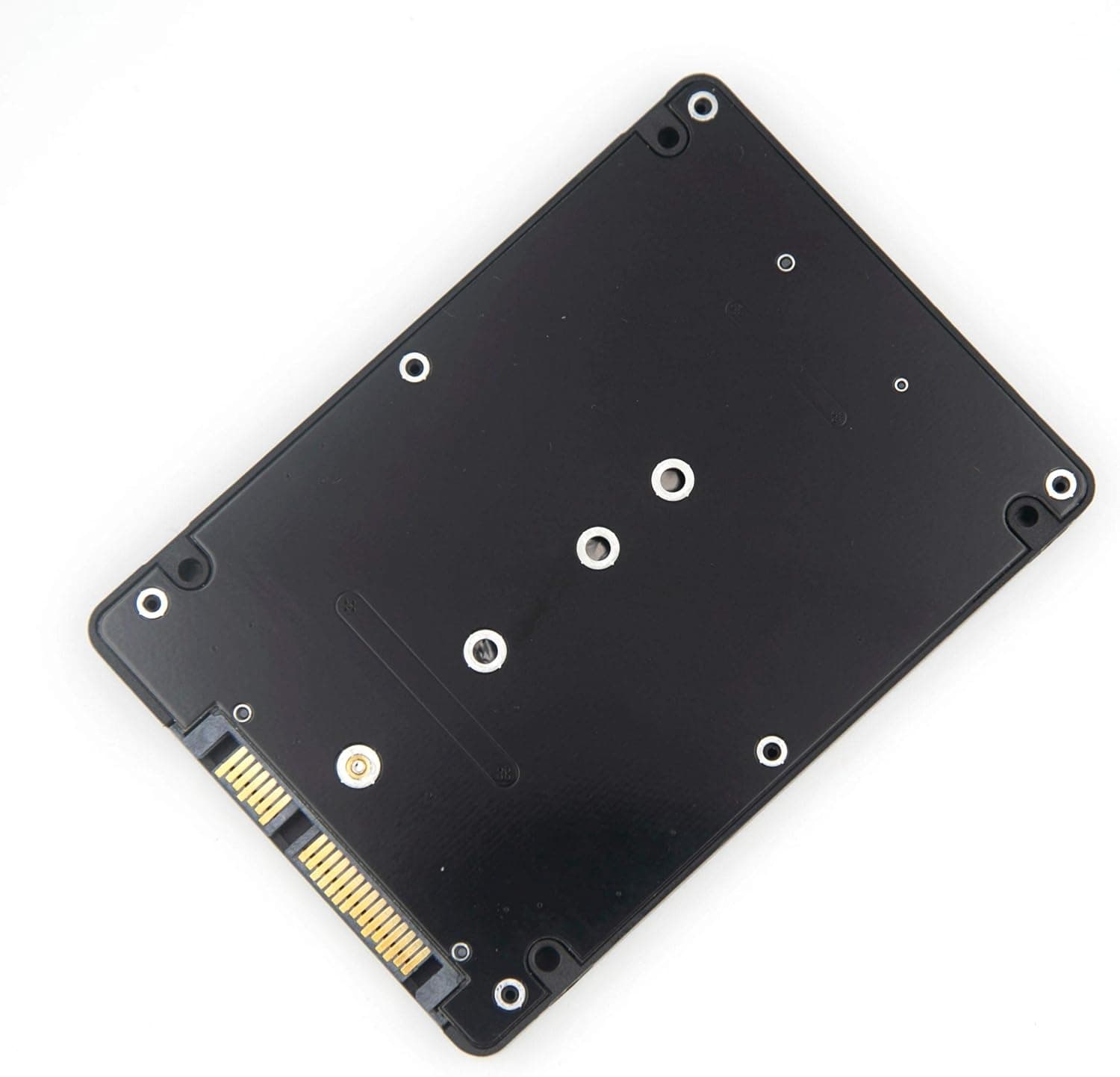 USECL M.2 to 2.5 inch SATA Enclosure,M.2 SSD to 2.5 inch SATA Adapter with case,B & M Key SATA Based NGFF SSD Converter to 2.5 Inch SATA 3.0 Card Support 2230 2242 2260 2280 Hard Drive with 7mm Case