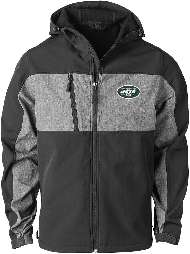 Dunbrooke Men's Black Tampa Bay Buccaneers Zephyr Softshell Full-Zip Jacket