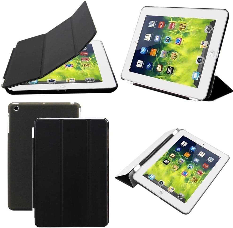 Zeimax iPad Mini Ultra Thin Magnetic Smart Cover & Back Case (Black)