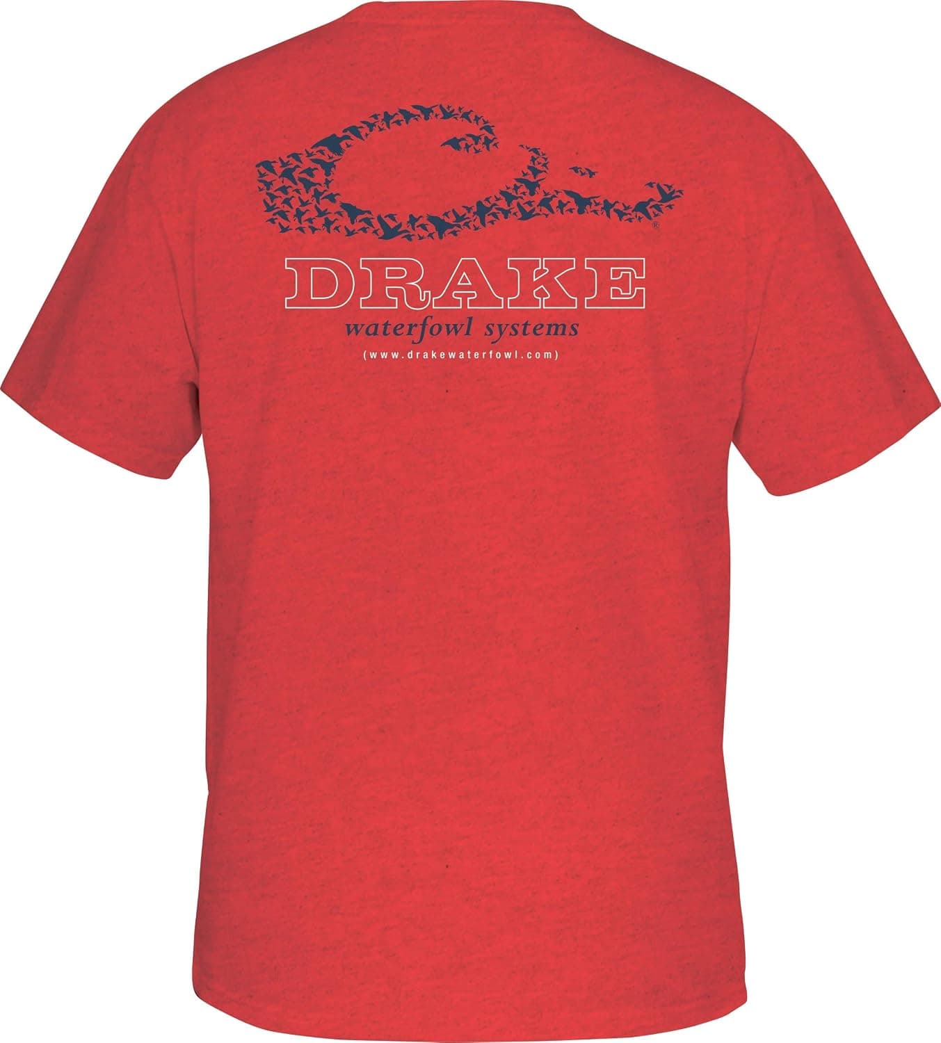 Drake Waterfowl Drake Logo Tee S/S Red Heather Small