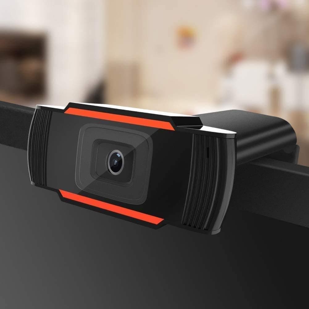 Webcam 720P with Microphone, HD Webcam USB Computer Camera with Built-in Microphone, Video Live Streaming for PC Mac Laptop Tablet Desktop， for Zoom/Skype/Teams, Conferencing and Video Calling