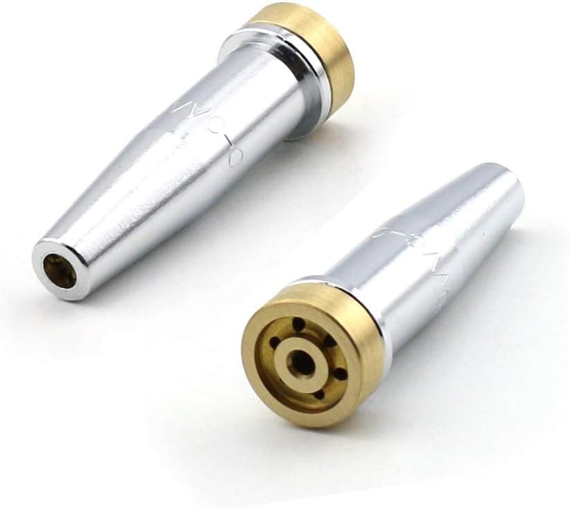 WeldingCity Two-Piece Heavy Preheat Propane/Natural Gas Cutting Tip 6290VVC-2 Size 2 for Harris Machine Torch | Pack of 1 Tip