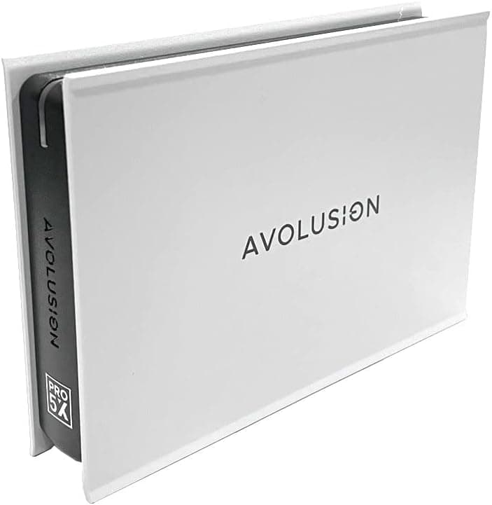 Avolusion Mini Pro-5X USB 3.0 Portable External Gaming Hard Drive - White (for PS4, Pre-Formatted) - 2 Year Warranty (3TB)