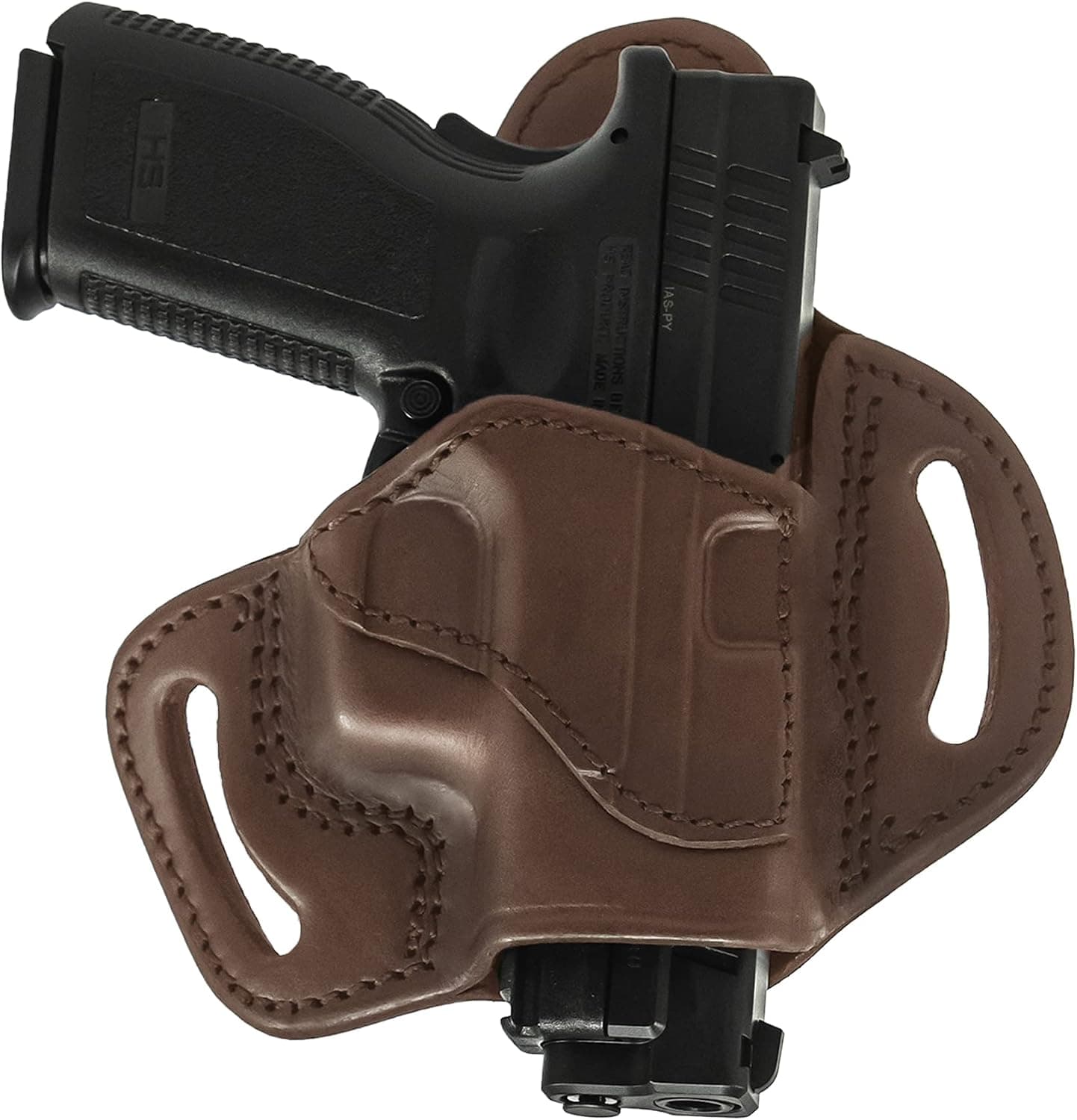 Tagua Gunleather - Full Grain Leather Gun Holster - Right Hand OWB Holster Open Top Belt Slide Quick Draw