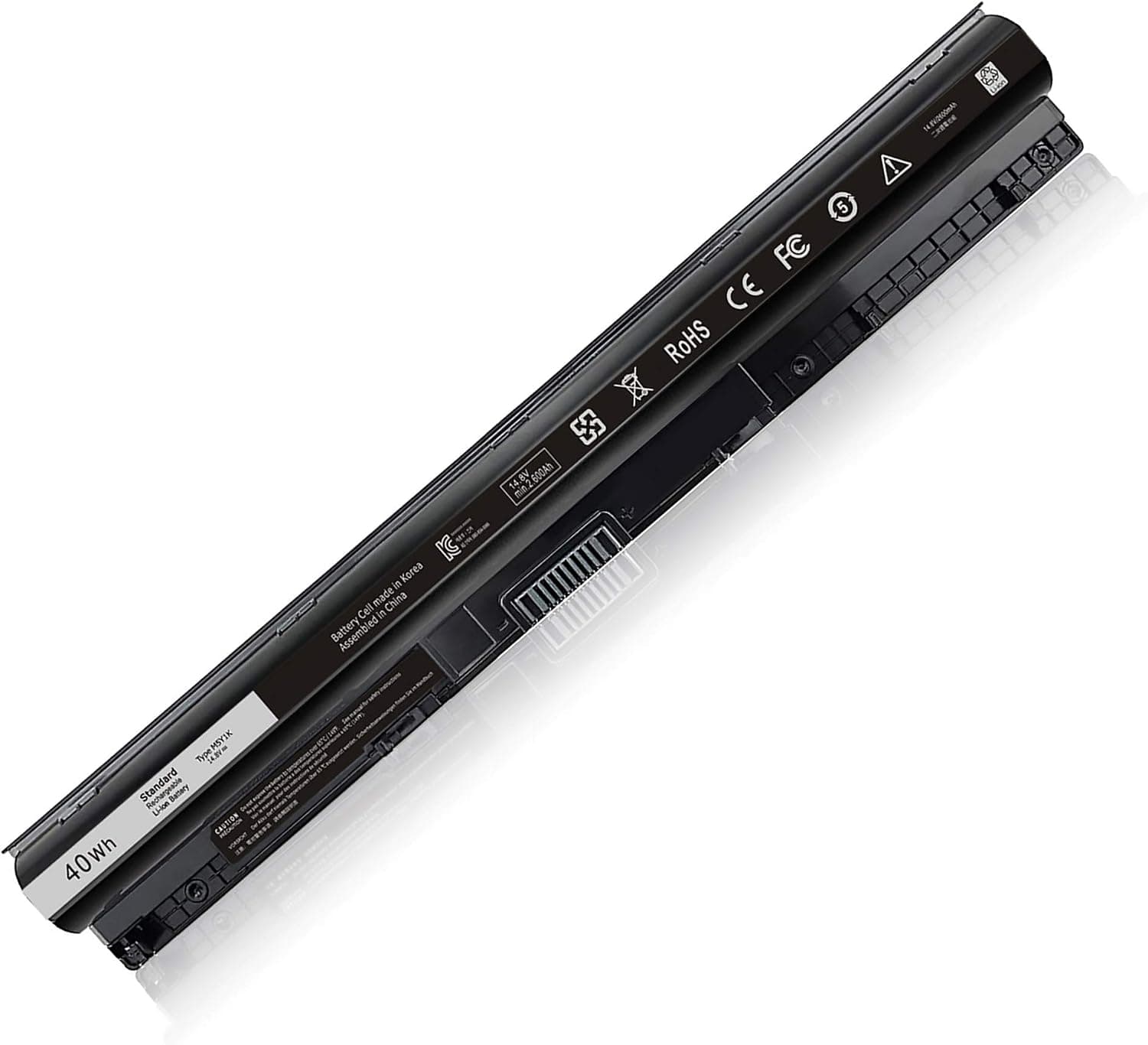 M5Y1K Battery for Dell Inspiron 14 15 17 3000 5000 Series 5458 5558 5559 3451 3551 3558 i3558 3567 5755 5756 5759 5758 5759 GXVJ3 453-BBBQ WKRJ2 VN3N0 HD4J0 991XP P63F P64G P47F P51F P52F 40WH 14.8V