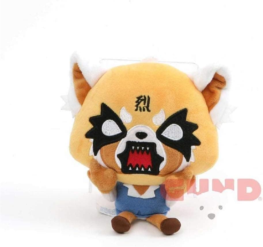 GUND Sanrio Aggretsuko Rage Plush Stuffed Animal Red Panda Netflix Original, 7"