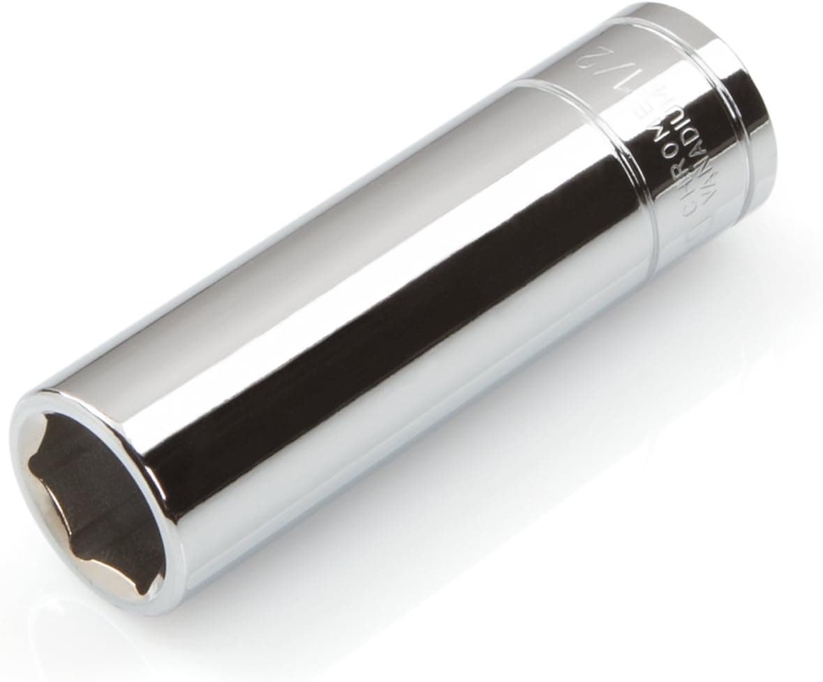 TEKTON 14180 3/8-Inch Drive by 1/2-Inch Deep Socket, Cr-V, 6-Point