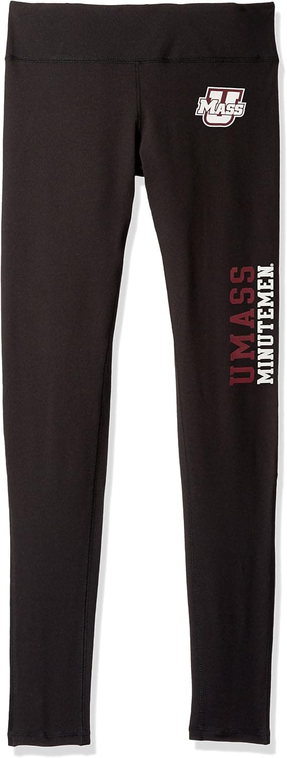 NCAA Primetime Women's Full-Length Active Lifestyle Pant,Massachusetts Minutemen,Black,X-Large