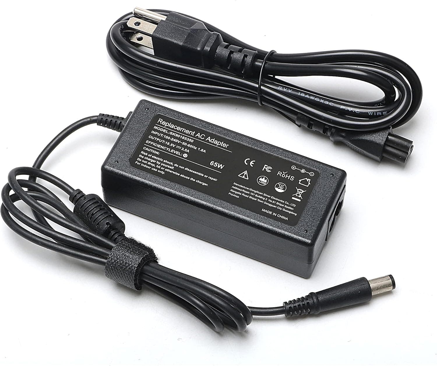 65W 18.5V 3.5A Replacement AC Adapter for HP 2000 Laptop Charger Notebook PC 2000-2B09WM 2000-2B16NR 2000-2B19WM 2000-2B29WM 2000-2B59WM 2000-2B89WM 2000-2D19WM 2000-2D22DX Charger