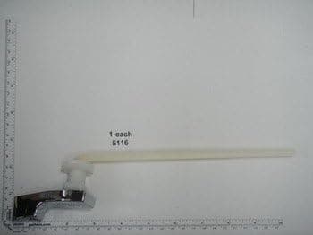 Briggs Genuine Part 5116 plastic trip lever; in chrome