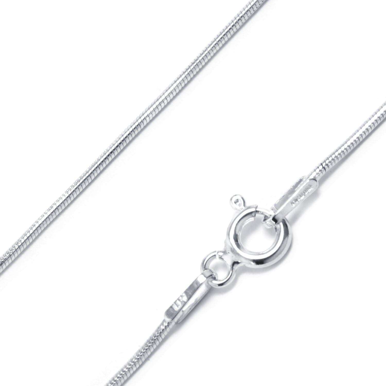 Silver on the Web Sterling Silver Round Magic Chain Necklace