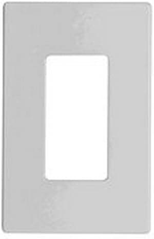 Aspire 1gang Plate White Satin
