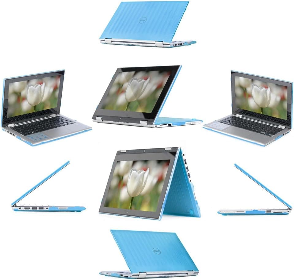 iPearl mCover Hard Shell Case for 13.3" Dell Inspiron 13 7347/7348 / 7359 2-in-1 Convertible (NOT Compatible with Dell Inspiron 13 7352 Model) Laptop (Aqua)
