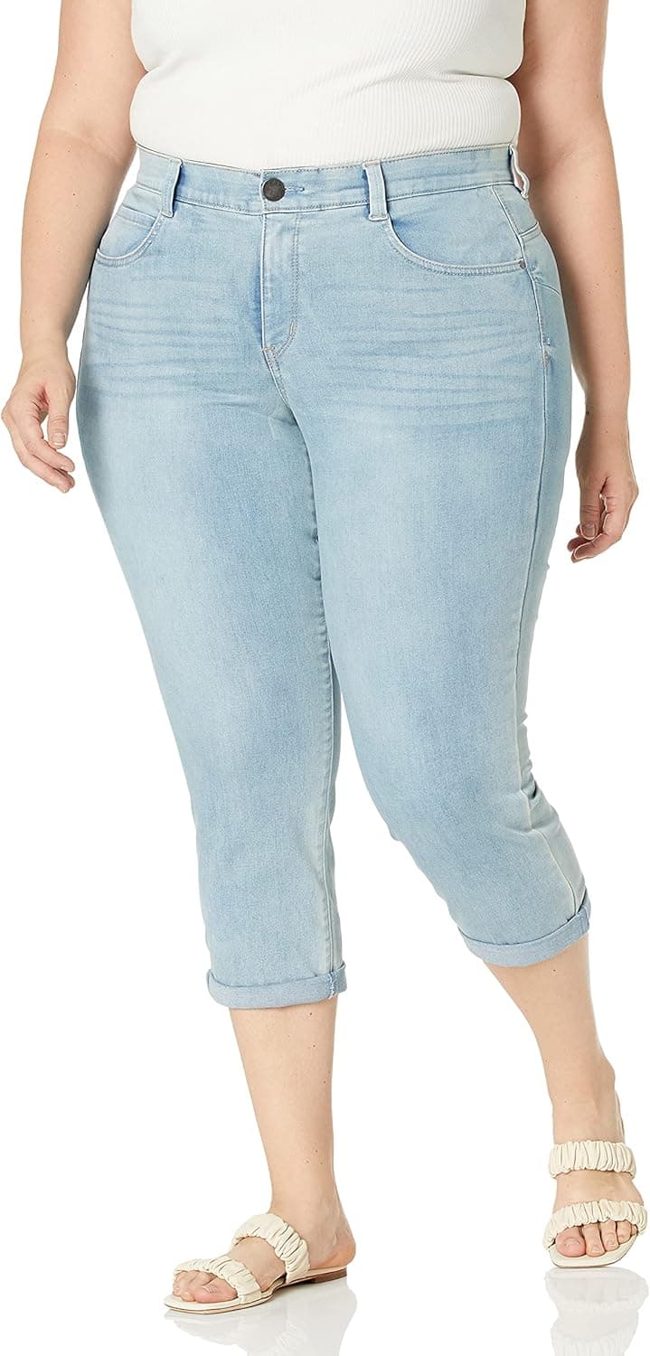 Vintage America Blues Women's Fab Body Sculpt Crop Skinny Jean