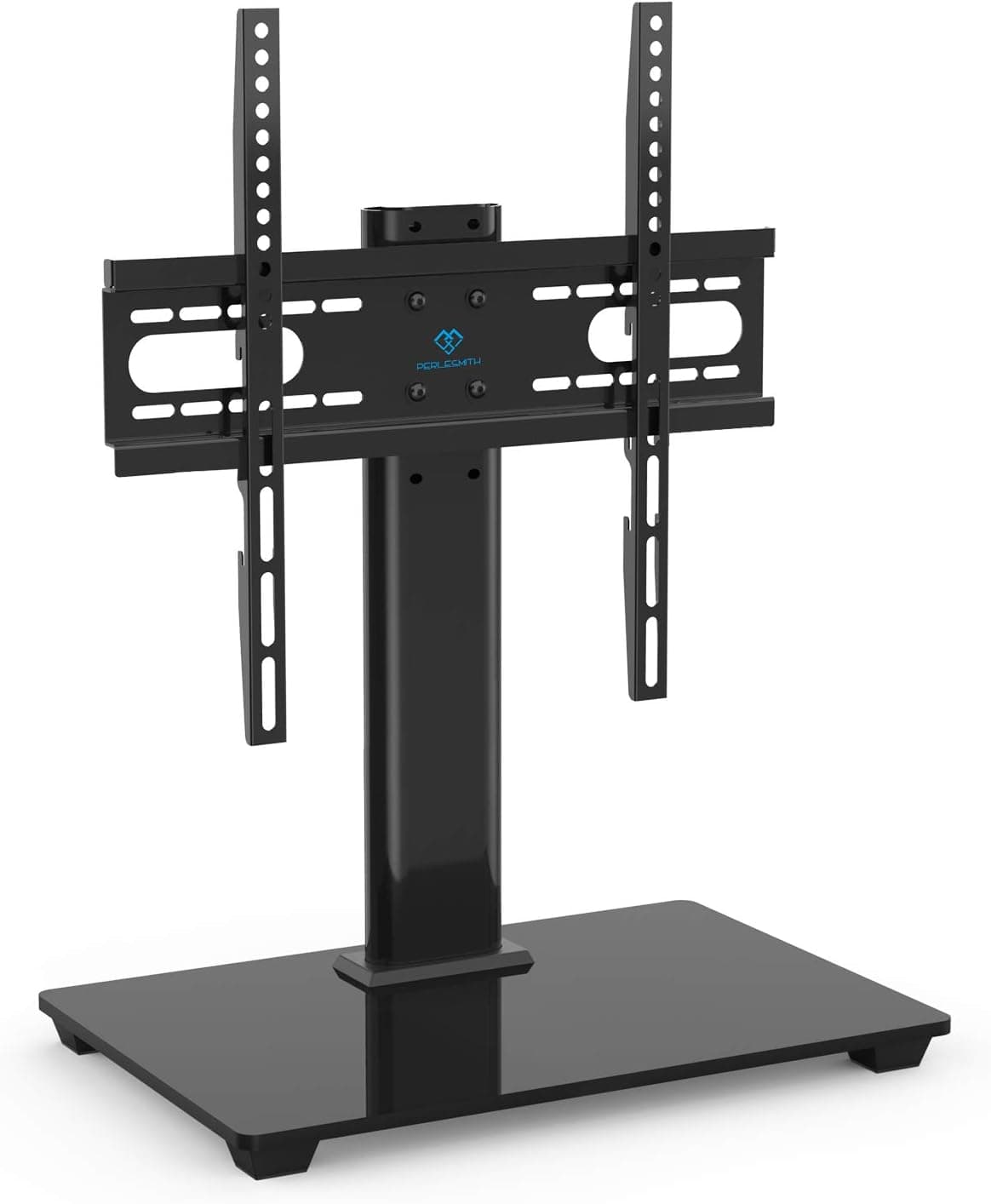 Universal TV Stand with Tempered Glass Base for 32-55 inch TVs