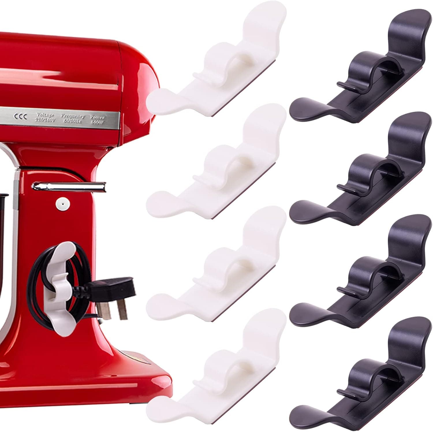 8 PCS Cord Organizer for Kitchen Appliances,Cord Wrapper Cord Holder Cord Winder Cord Bundlers Cord Wrap Cord Holder Cable Organizer