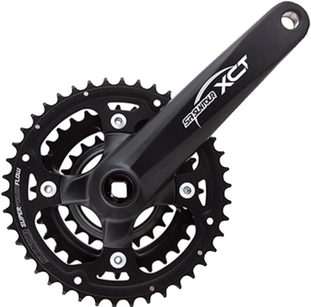 Suntour XCT Crankset 175mm x 42/32/22 Black