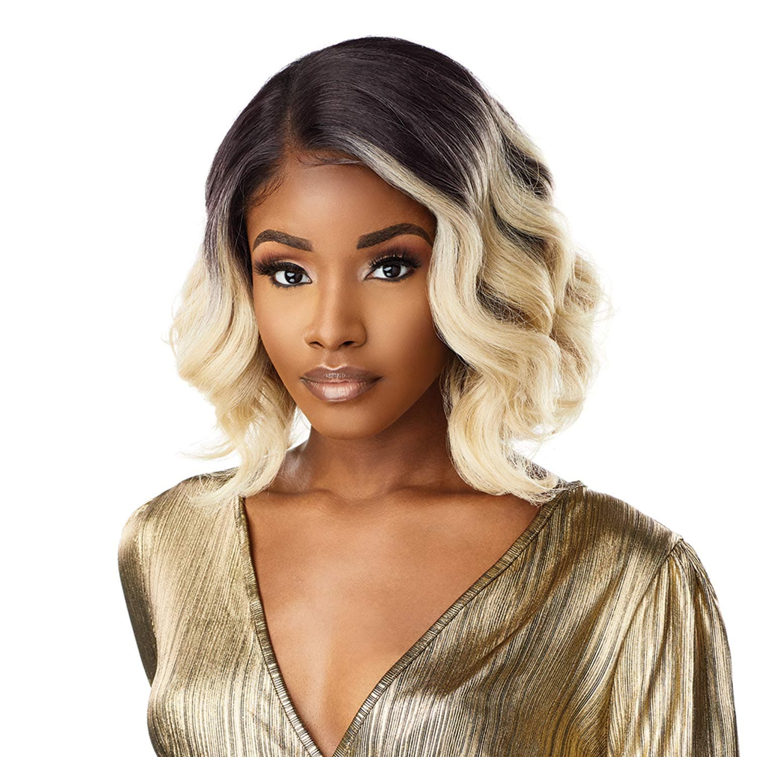 Sensationnel Butta Lace Front Wig - Natural Pre-Plucked Hairline Hand-tied HD Transparent Lace 5 Inch Deep Part with Babyhair - BUTTA Unit 12 (FLAMBOYAGEMOCHA)