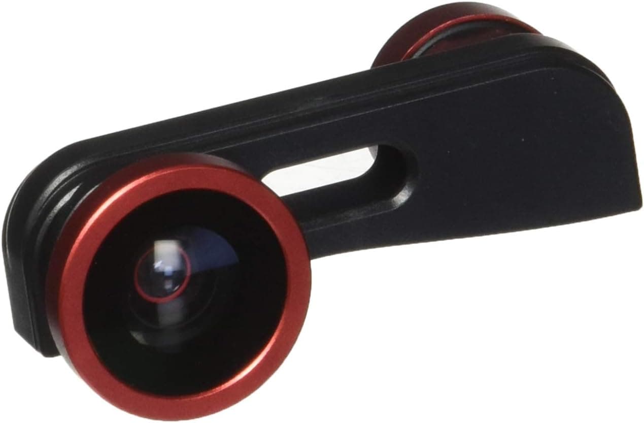 NEEWER® Detachable Telephoto Lens + Fisheye Micro Macro Lens for iPhone 5 (Red)