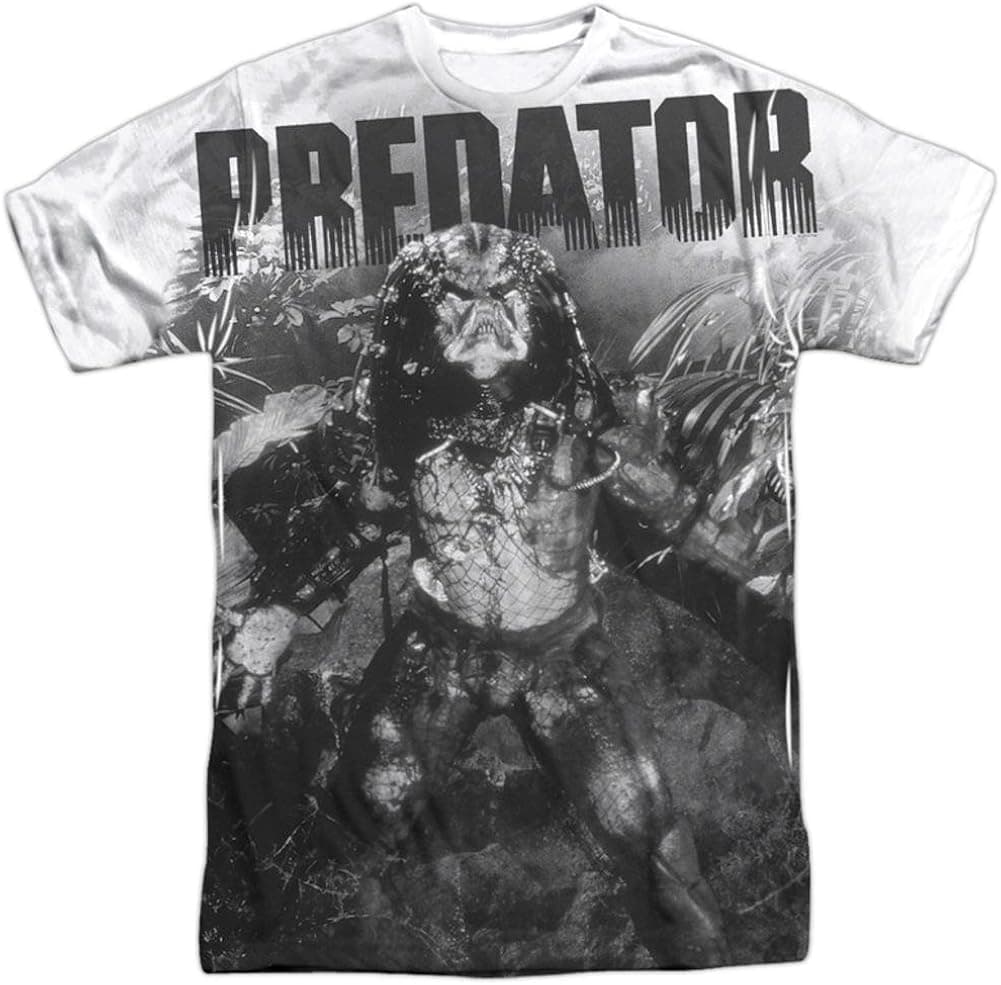Predator Men's In The Jungle Sublimation T-shirt White