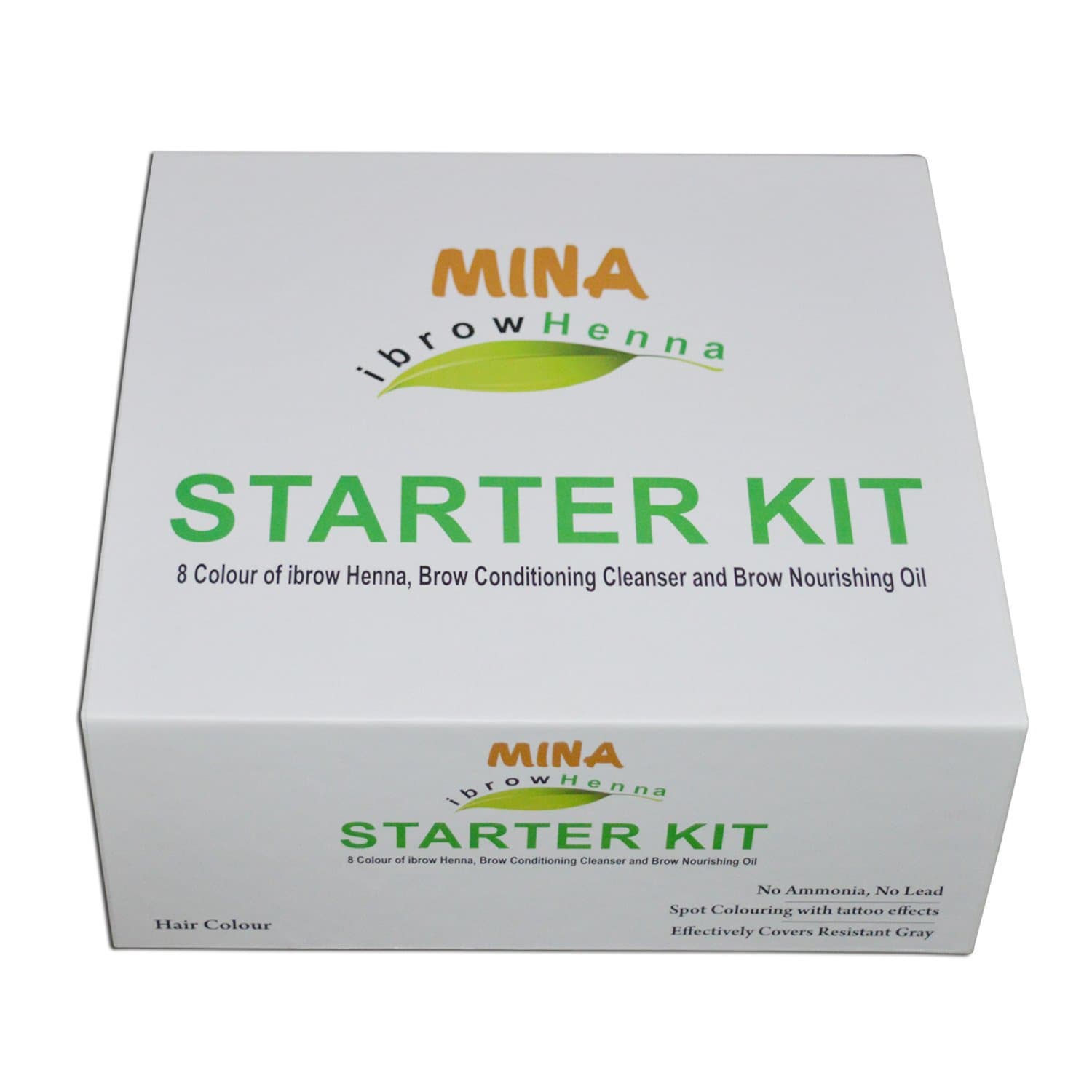 MINA ibrow Henna Starter Kit Pack (Starter Kit 8 Color)