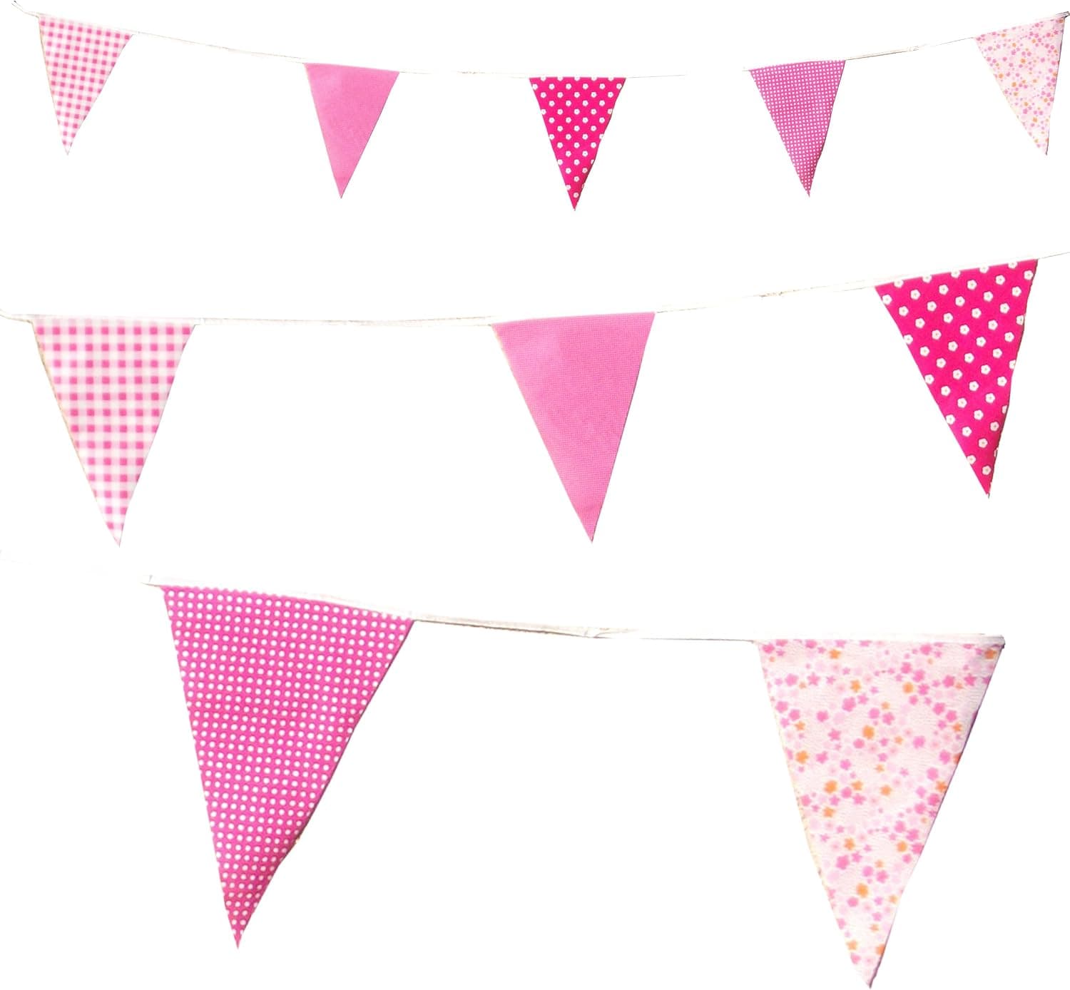Pink Vintage Cottage Tea Party Bunting (C1004) by Superstars