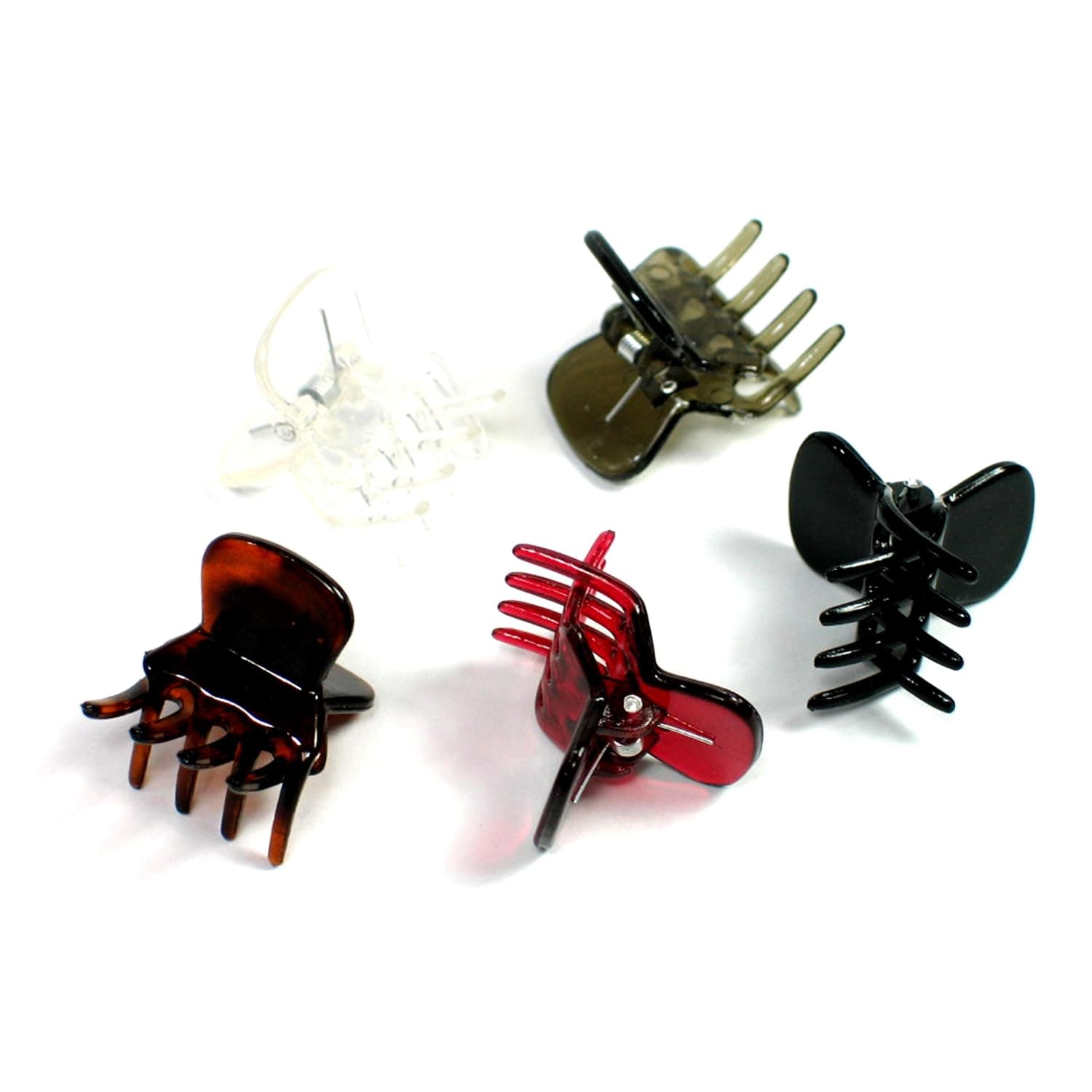 Vidal Sassoon Small Claw Clips, Assorted Color, 10 Count