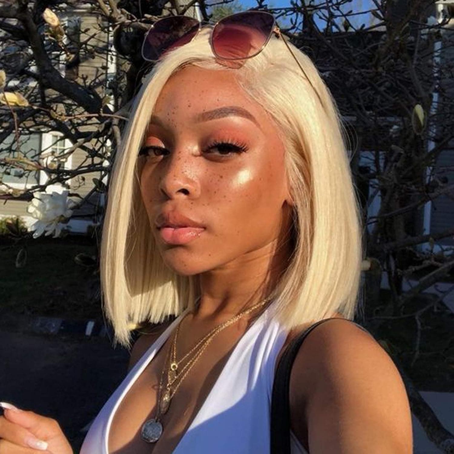 Headband Wigs for Black Women Body Wave Short Human Hair Wigs Brazilian Unprocessed Virgin Hair None Lace Front Wigs Natural Color 150% Density (10, 613 BOB)