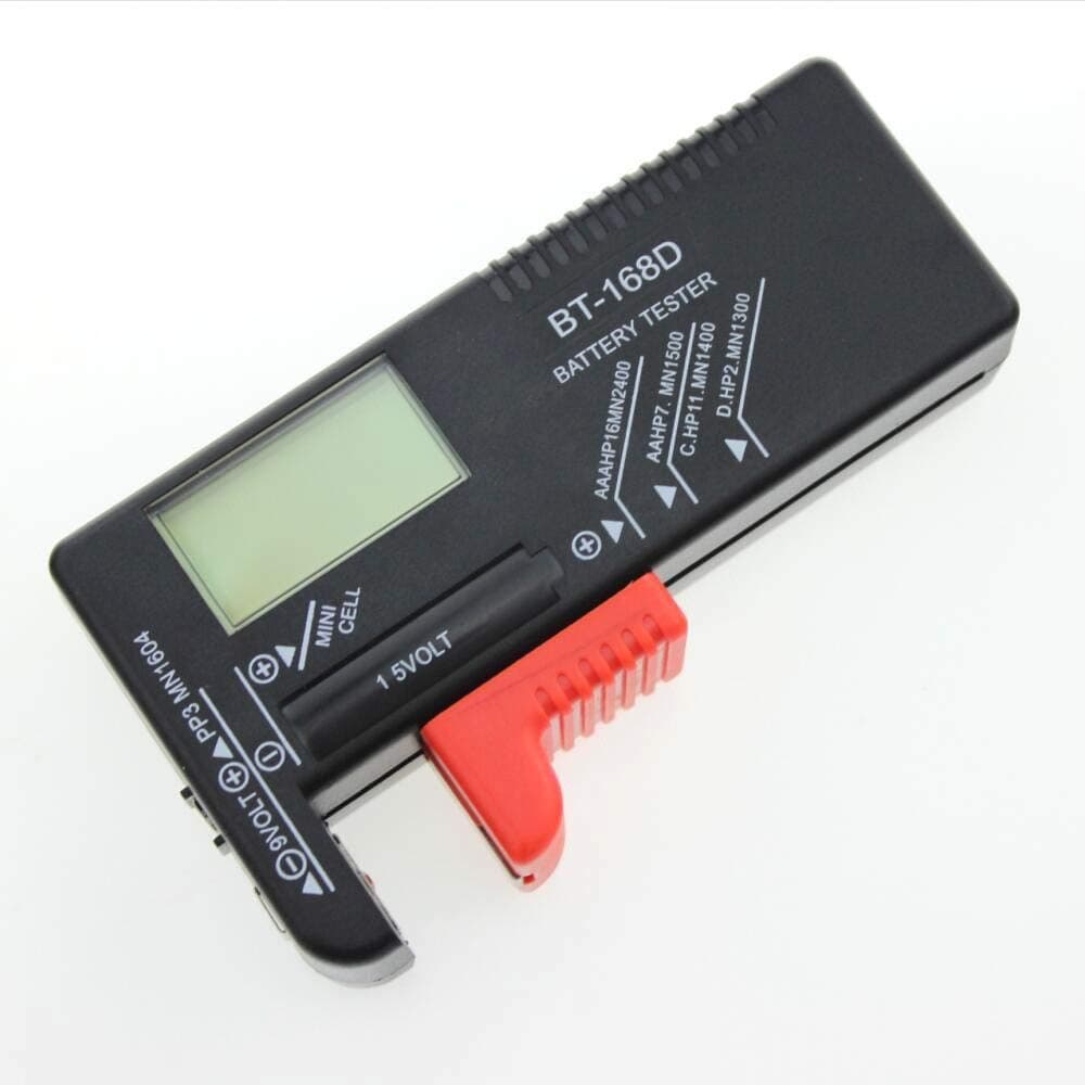 BT168D Digital Battery Capacity Tester Smart Electronic Power Indicator Measure for 9V 1.5V Cell Tester