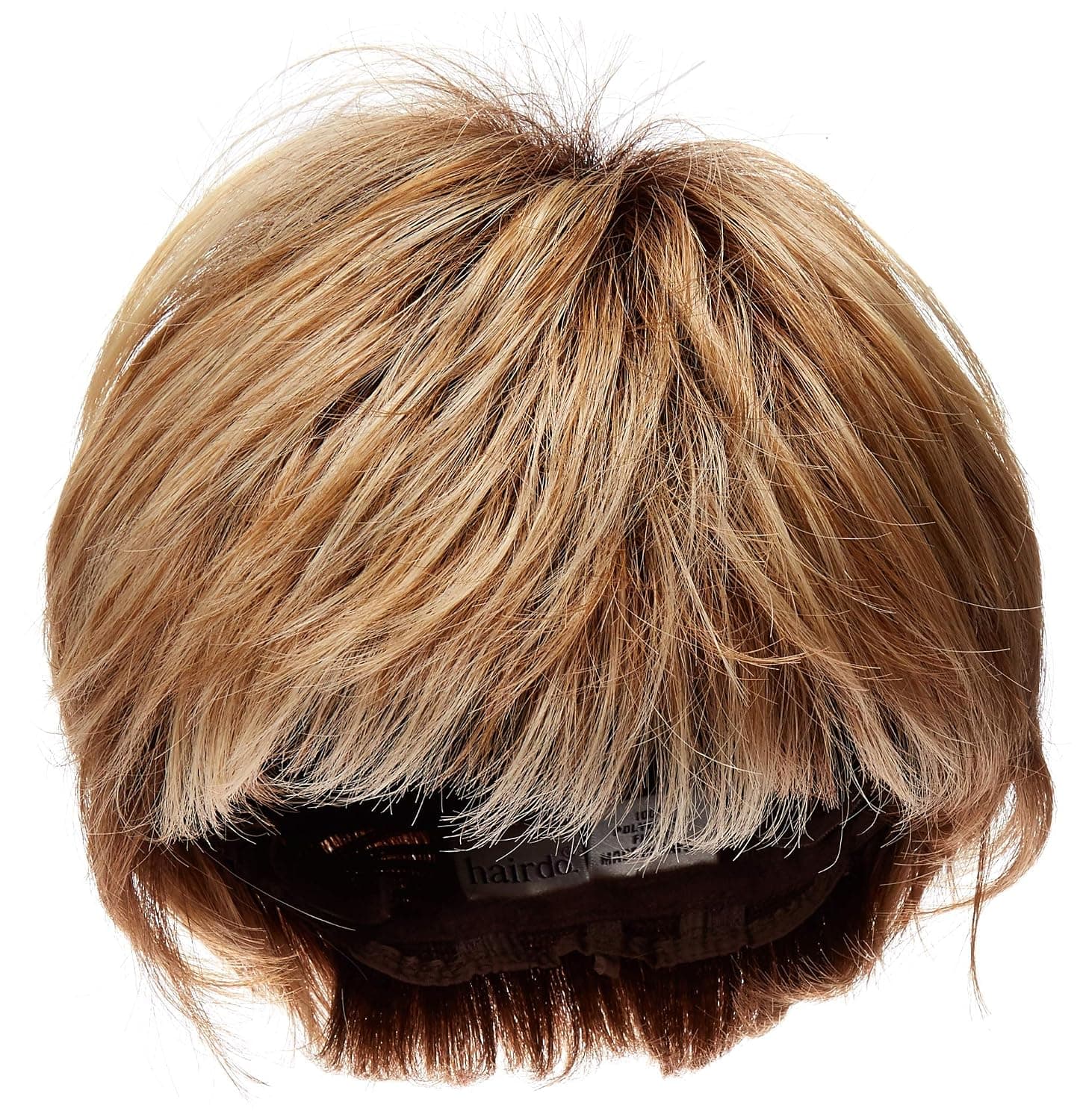 Textured Cut Wig Color R1621S+ GLAZED SAND - Hairdo Wigs Short Feathered Modern Tru2Life Heat Friendly Synthetic Wispy Bang