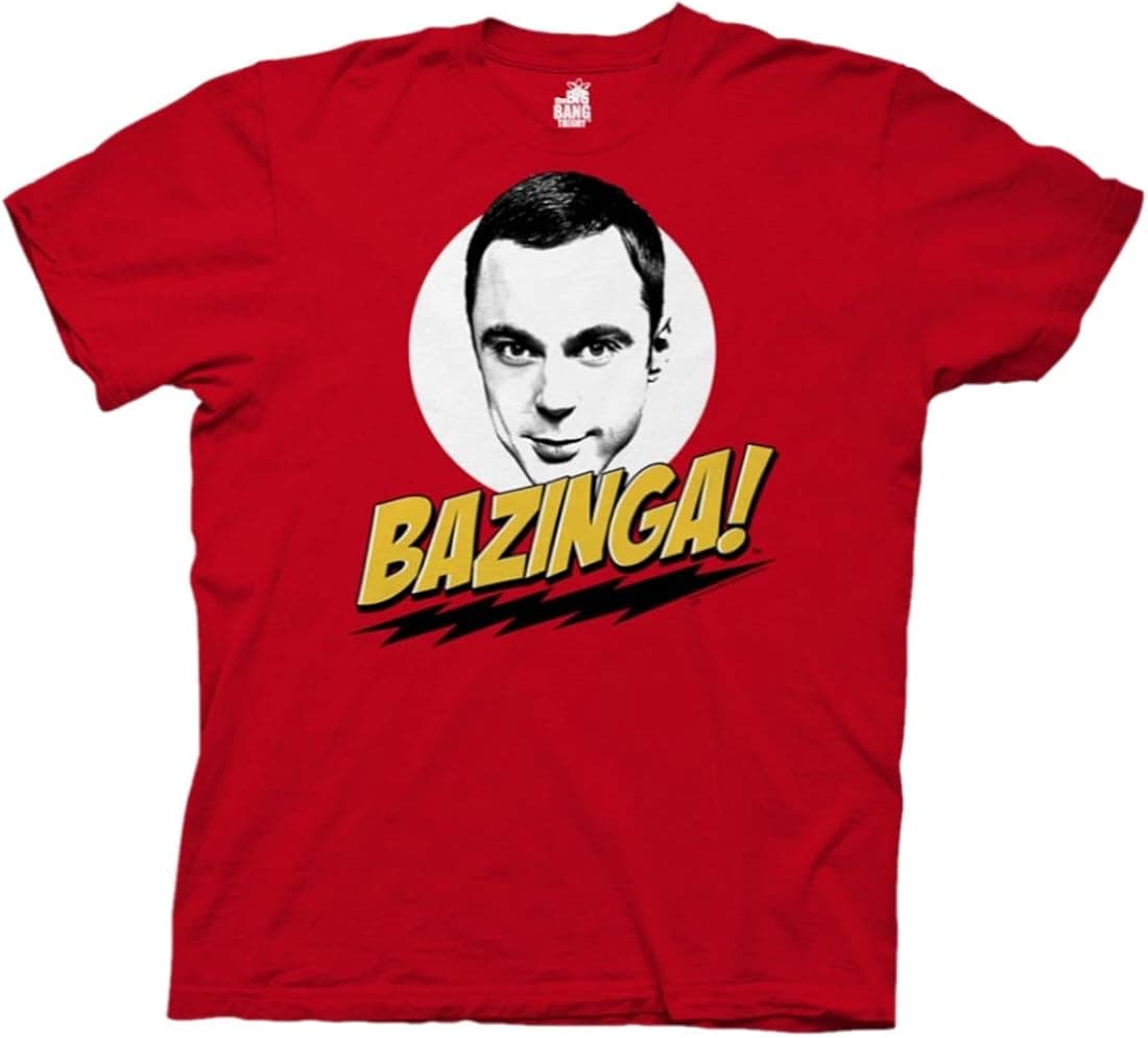 Ripple Junction Big Bang Theory Sheldon Bazinga! Adult T-Shirt
