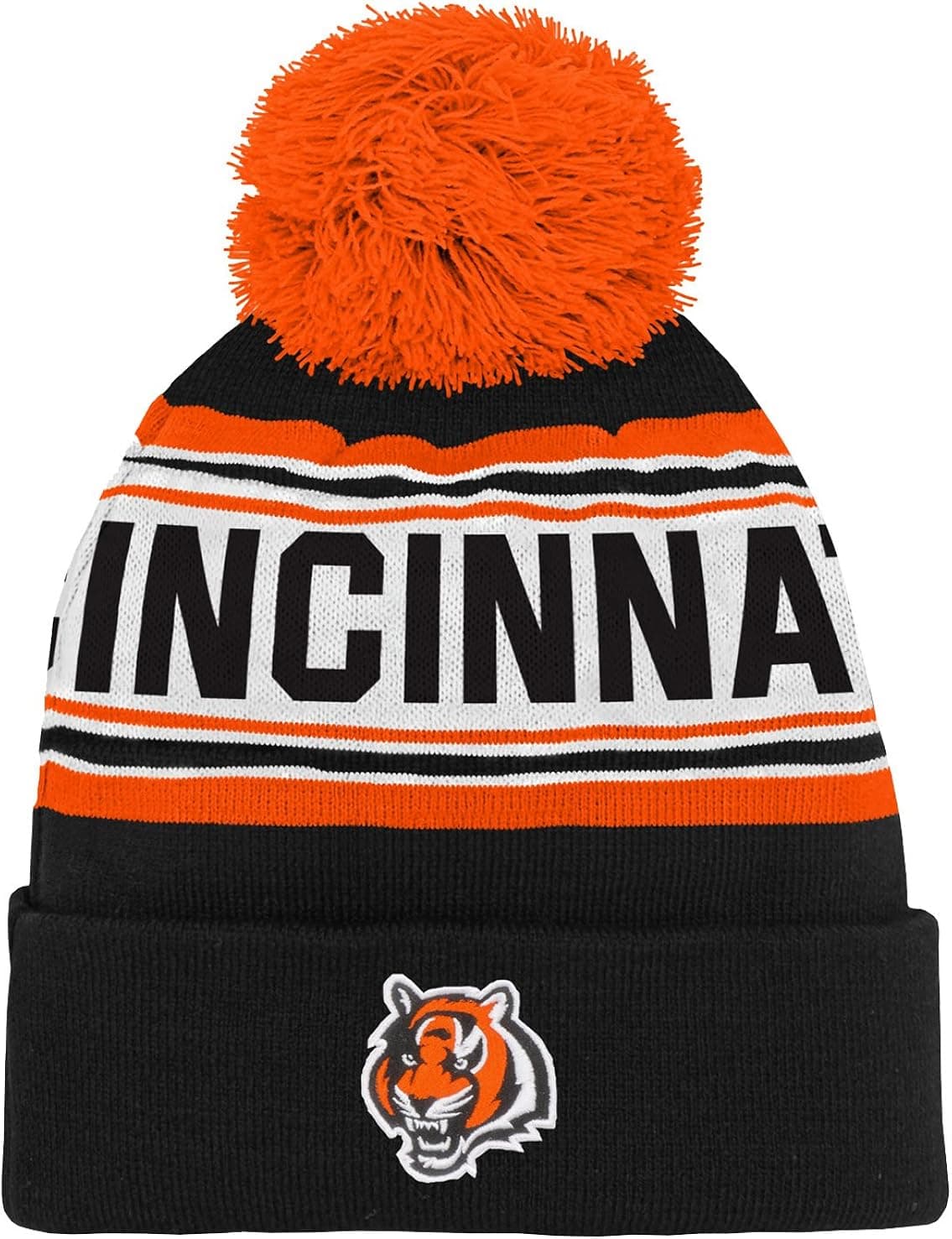 Outerstuff boys Nfl Kids & Youth Boys Cuffed Knit With Pom Hat